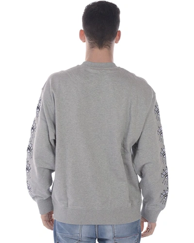 Shop Kenzo Sweatshirt Hoodie In Grey