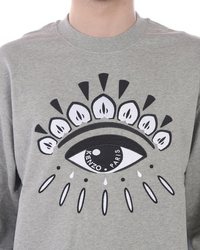Kenzo Sweatshirt Hoodie In Grey