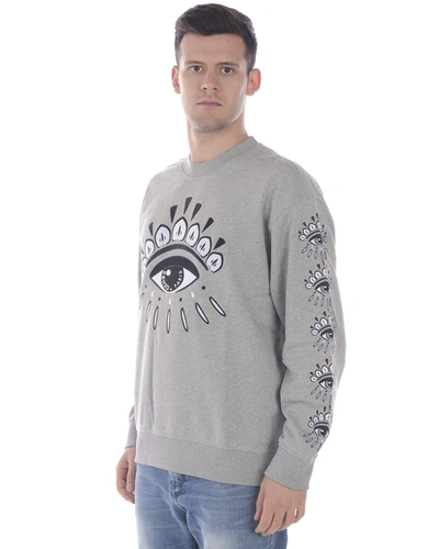 Kenzo Sweatshirt Hoodie In Grey
