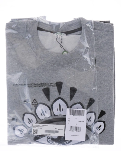 Kenzo Sweatshirt Hoodie In Grey