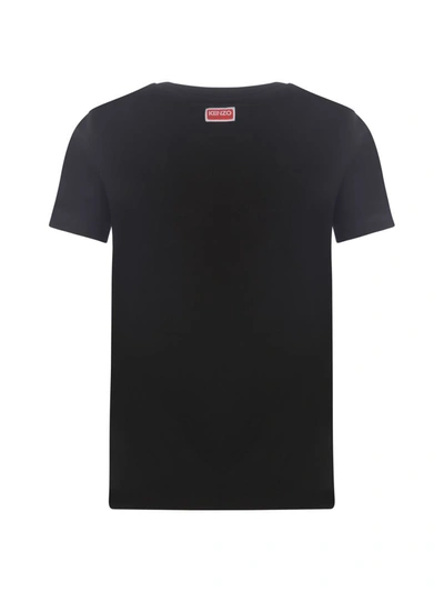 Shop Kenzo T-shirt  " Pixel" In Black