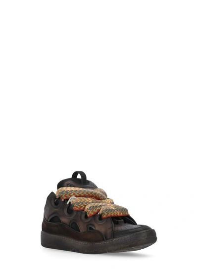 Shop Lanvin Sneakers Brown