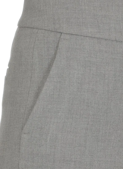 Shop Peserico Trousers Grey