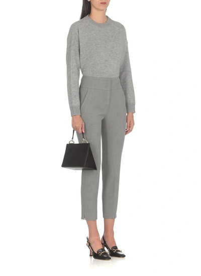 Shop Peserico Trousers Grey