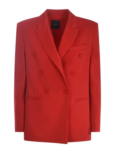 Shop Pinko Jacket  "elegant" In Red