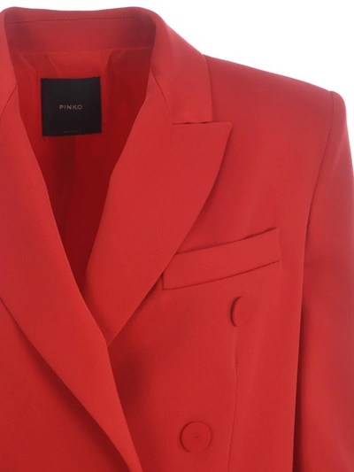 Shop Pinko Jacket  "elegant" In Red