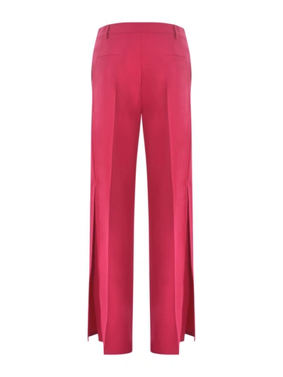 Shop Pinko Trousers  "pureza" In Fuchsia