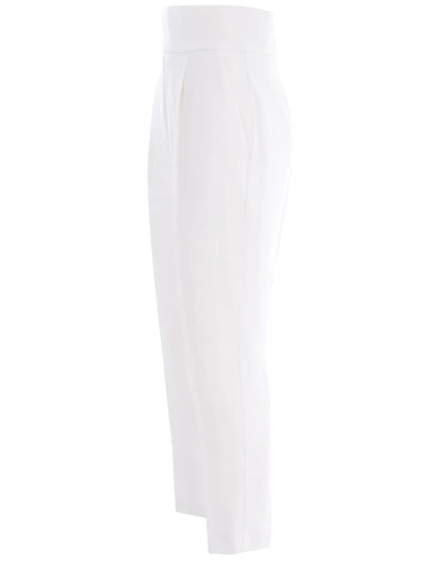 Shop Pinko Trousers  "natalia 121" In White