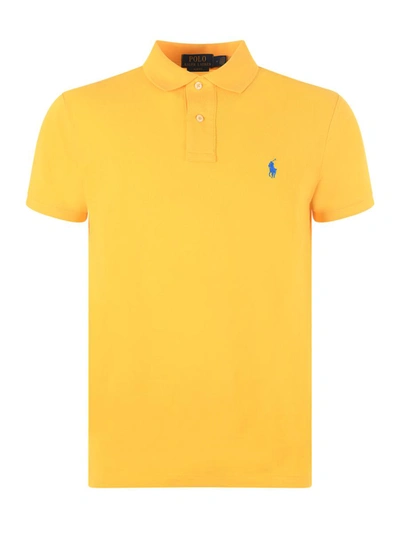 Shop Polo Ralph Lauren "" Polo Shirt In Yellow