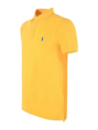 Shop Polo Ralph Lauren "" Polo Shirt In Yellow