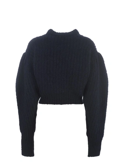 Shop Rotate Birger Christensen Rotate Sweater  "adley" In Blue