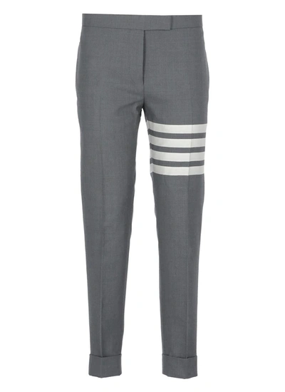 Shop Thom Browne Trousers Grey