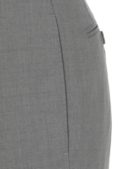 Shop Thom Browne Trousers Grey