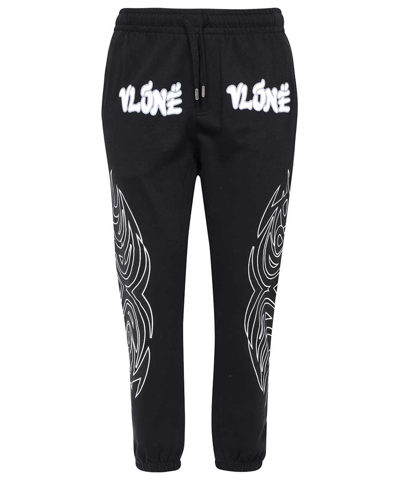 Shop Vlone X Rodman Black Muy Thai Joggers Trousers