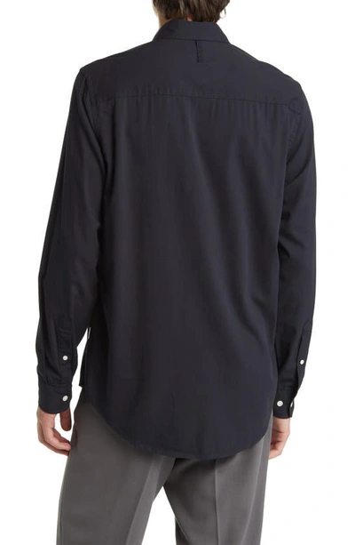 Shop Nn07 Arne 5655 Button-down Shirt In Black