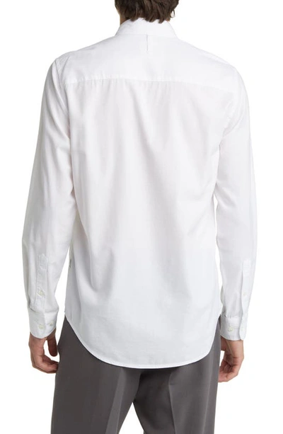 Shop Nn07 Arne 5655 Button-down Shirt In White