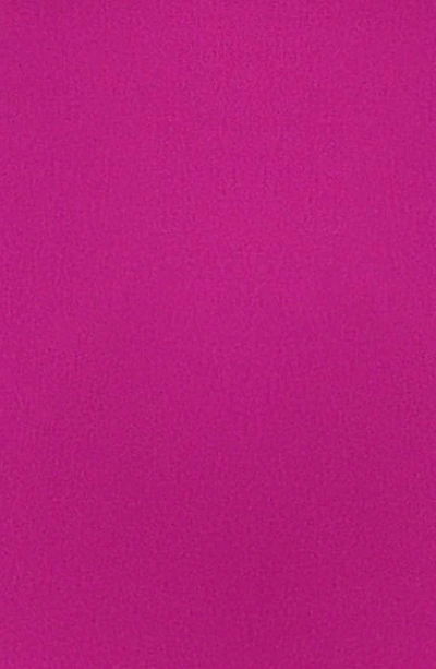 House Of Cb Womens Fuchsia Anabella Fitted-bodice Lace-up Satin Maxi Dress In Fuschia
