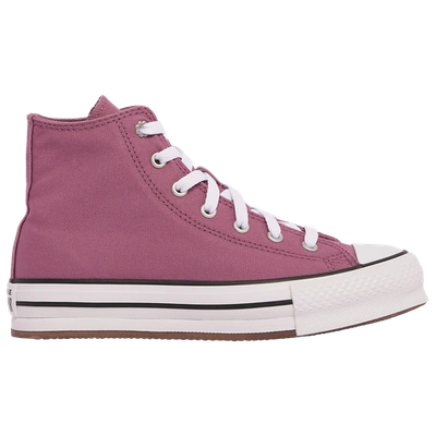 Shop Converse Girls  Chuck Taylor All Star Eva Lift In Dreamy Dahlia/green/pink