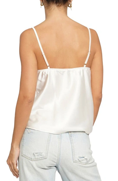 Shop Know One Cares Twist Front Camisole In Cream
