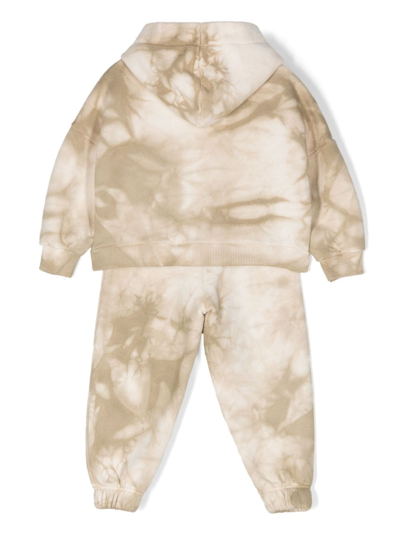 Shop Studio Clay Halley Tie-dye Tracksuit In Neutrals