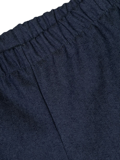 Studio Clay Leo Elasticated-waist Trousers In Blue