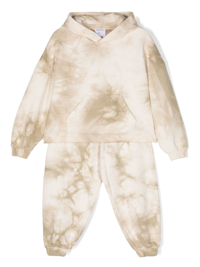 Shop Studio Clay Halley Tie-dye Tracksuit In Neutrals