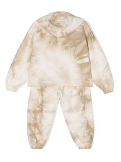 Shop Studio Clay Halley Tie-dye Tracksuit In Neutrals