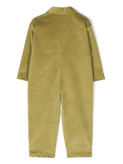 Studio Clay Saturday Button-up Jumpsuit In Green