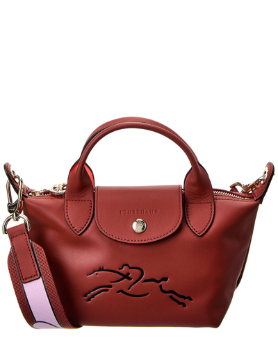 Longchamp Le Pliage Cosmetic Case in Red