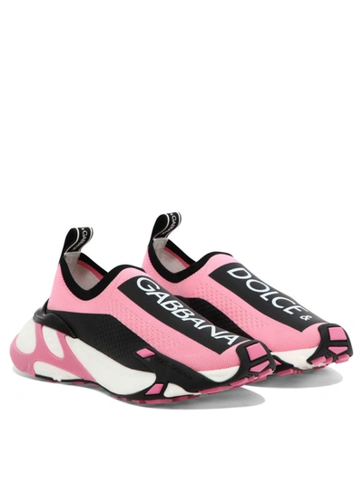 Shop Dolce & Gabbana "sorrento" Sneakers In Pink