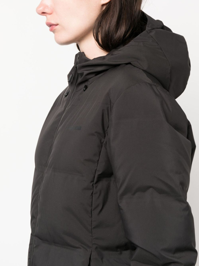 Shop Patagonia Zip-up Padded Jacket In Schwarz