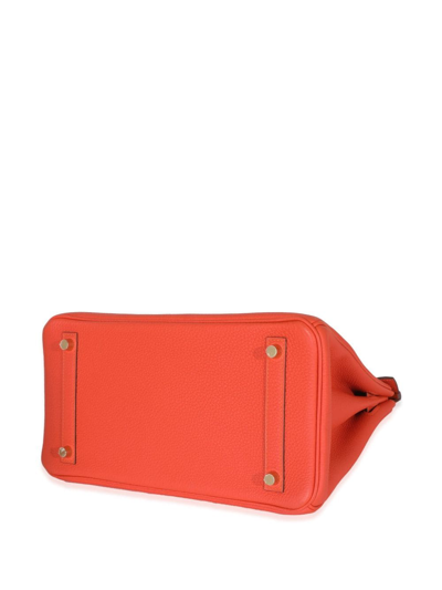 Pre-owned Hermes  Birkin 30 Handbag In Orange