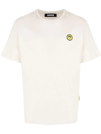 Shop Barrow T-shirt Con Logo In White