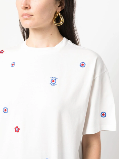 Shop Kenzo T-shirt Oversize  Target In White
