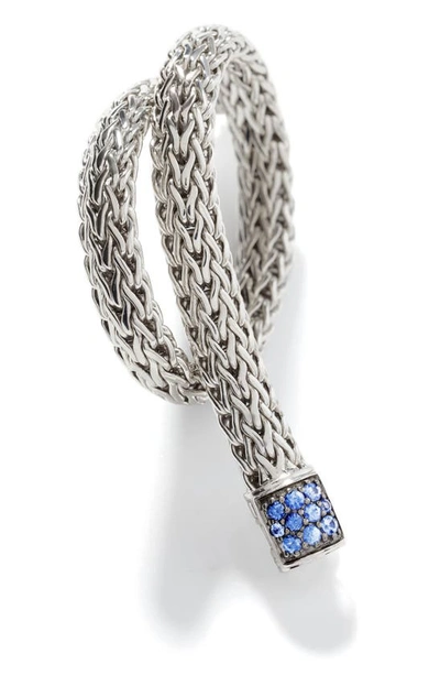 Shop John Hardy Small Classic Chain Lava Bracelet With Blue Sapphire