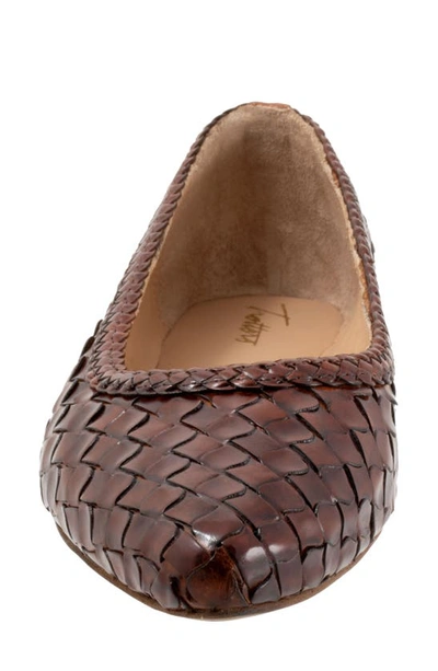 Shop Trotters Emmie Flat In Cognac