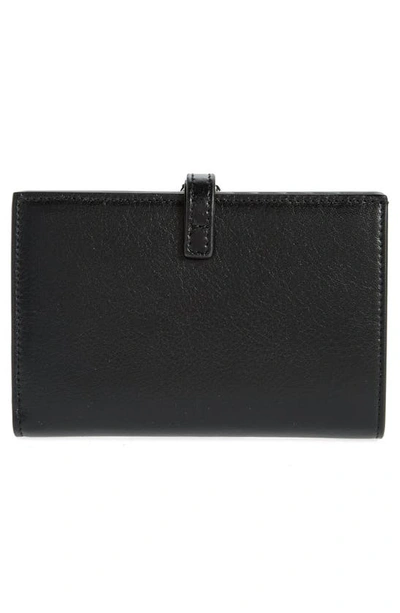 Shop Givenchy Voyou Leather Bifold Wallet In Black