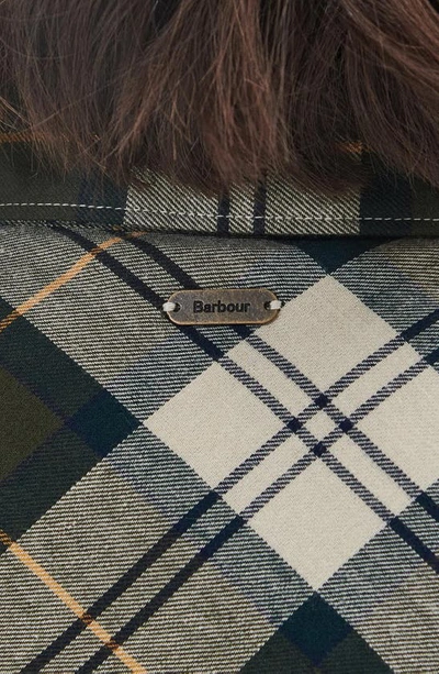 Barbour Elishaw Plaid Cotton Button-up Tunic Shirt In Ancient Tartan