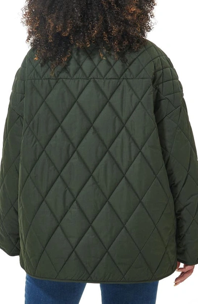 Shop Barbour Woodhall Quilted Jacket In Sage