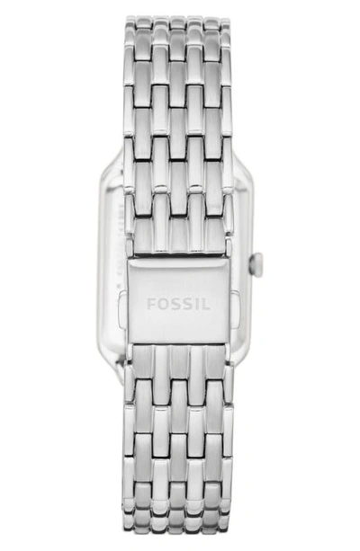 Shop Fossil Raquel Bracelet Watch, 23mm In Silver