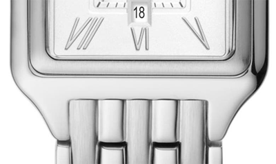 Fossil Women's Raquel Silver-tone Stainless Steel Bracelet Watch, 23mm In Silver