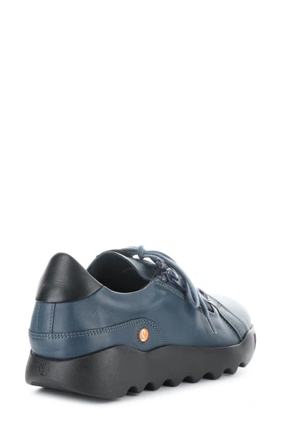 Shop Softinos By Fly London Whiz Sneaker In Denim/ Black Smooth Leather