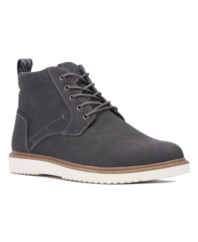 Shop New York And Company Men's Allen Chukka Boots In Gray