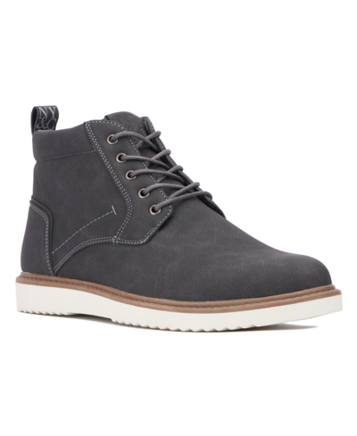 New York And Company Allen Lace-up Boot In Gray