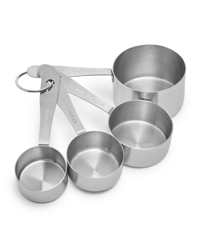 Shop The Cellar Core 4-pc. Stainless Steel Measuring Cups, Created For Macy's