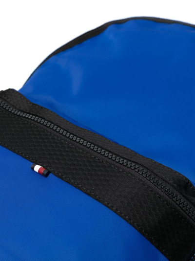 Shop Tommy Hilfiger Skyline Logo-print Backpack In Blue