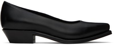 Shop Gabriela Coll Garments Black No.185 Sendra Slip-on Loafers In 02 - Black