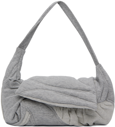 Shop Mainline:rus/fr.ca/de Gray Pillow Bag In Grey