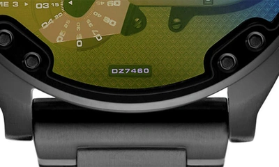 Shop Diesel Mr. Daddy 2.0 Chronograph Quartz Bracelet Watch, 57mm In Black