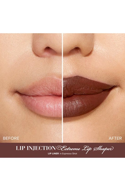 Shop Too Faced Lip Injection Extreme Lip Shaper Plumping Lip Liner In Espresso Shot